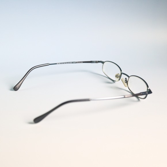 Zimco Retro #19 MAT BLUE GRAY eyeglasses 47-19 140 round frame glasses N4 - Picture 4 of 9